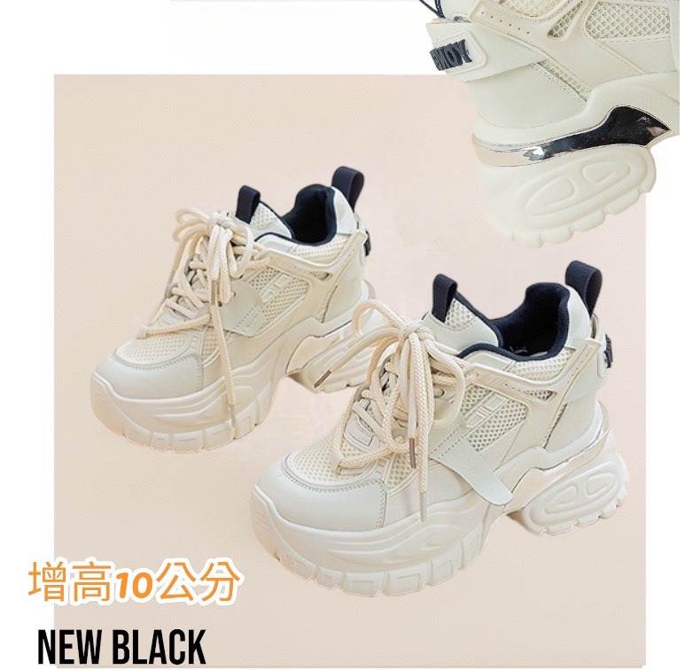 真皮內增高10cm平穩好走熱賣回購率高 34-40 NEWBLACK